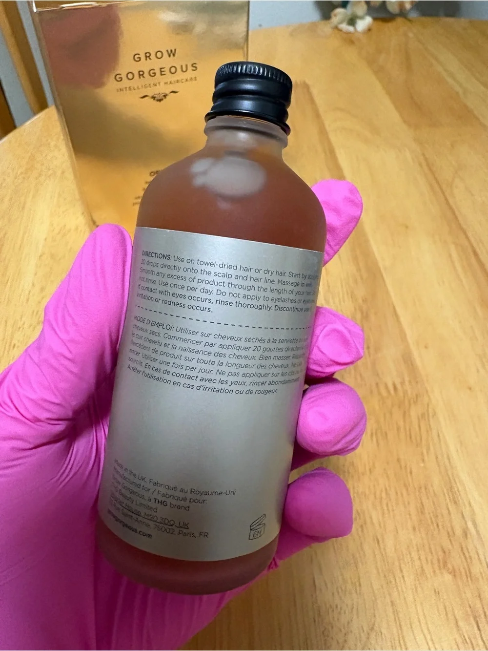 Grow Gorgeous ORIGINAL Hair Density Serum,90ml/3oz, BNIB,For Fine, Thinning Hair